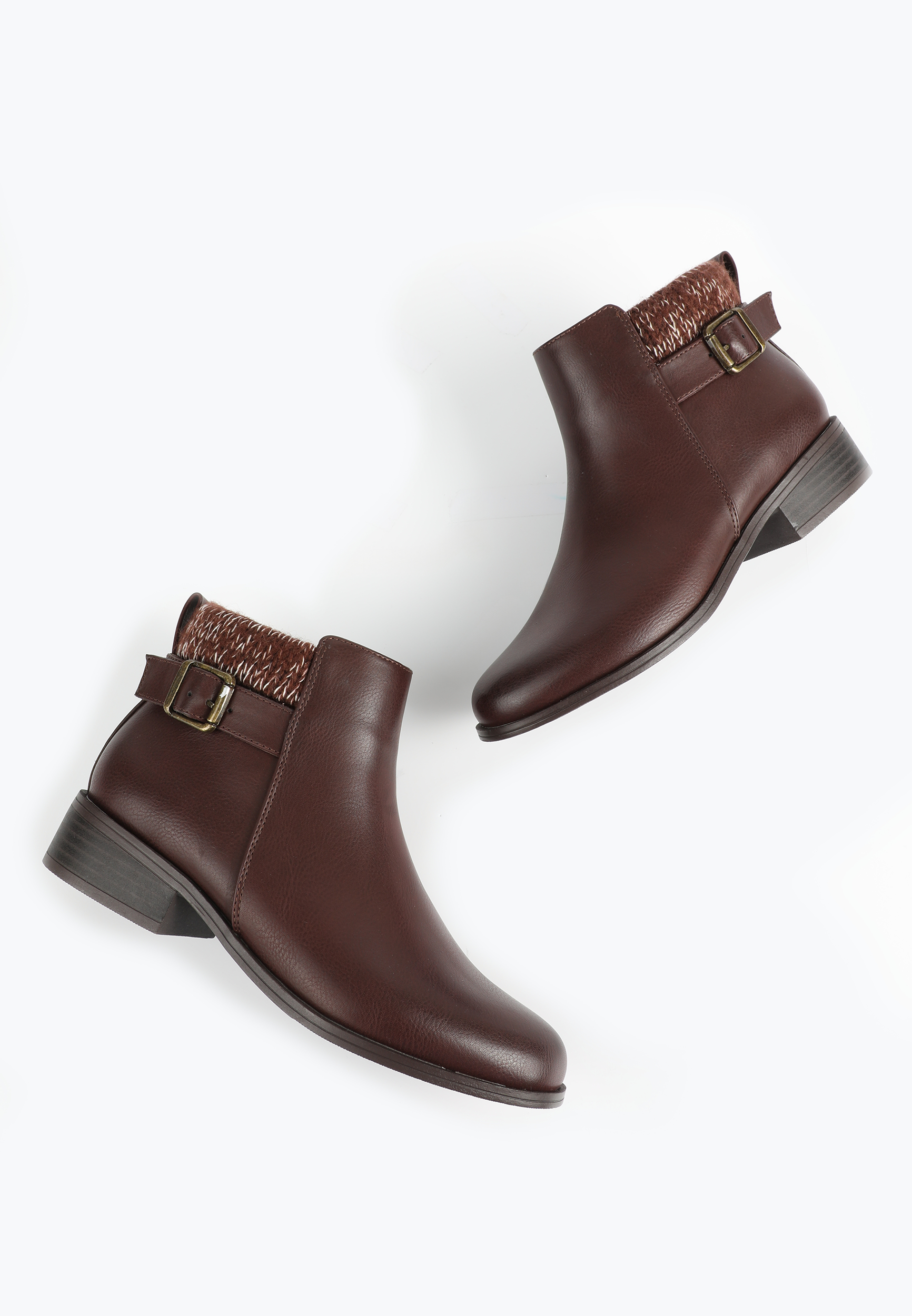 SuperCush Brooke Sweater Collar Boot, BURGUNDY, large