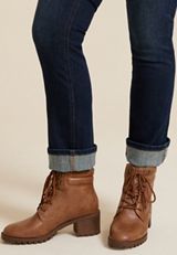 SuperCush Brittany Block Heel Hiker Boot, C1144, small