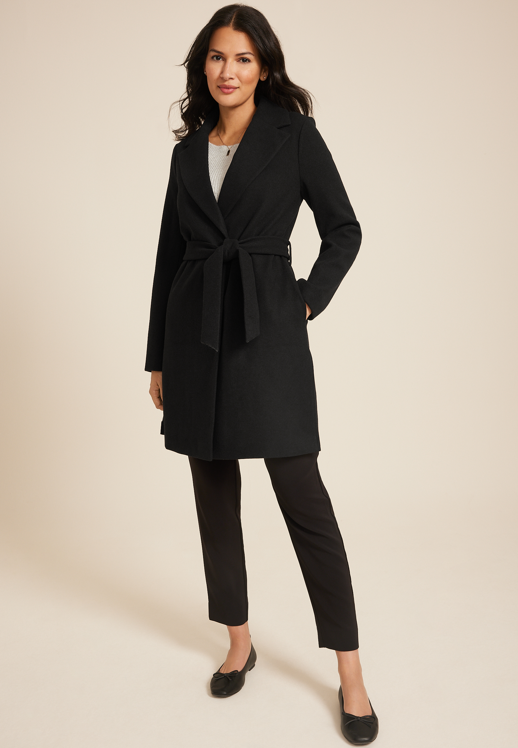 Wrap Dress Coat