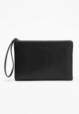 Black Oversized Wristlet, BLACK, small