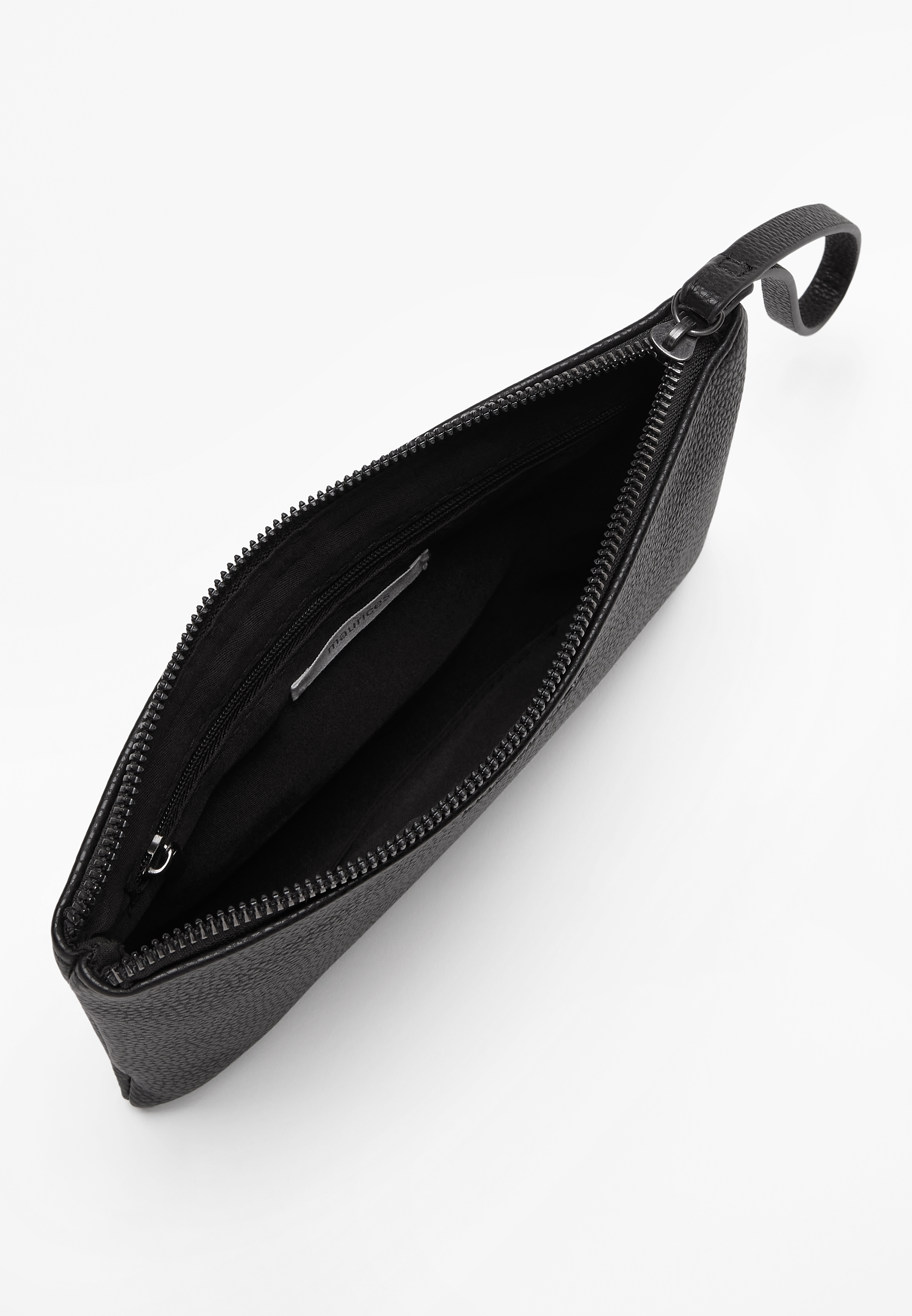 Black Oversized Wristlet, BLACK, large