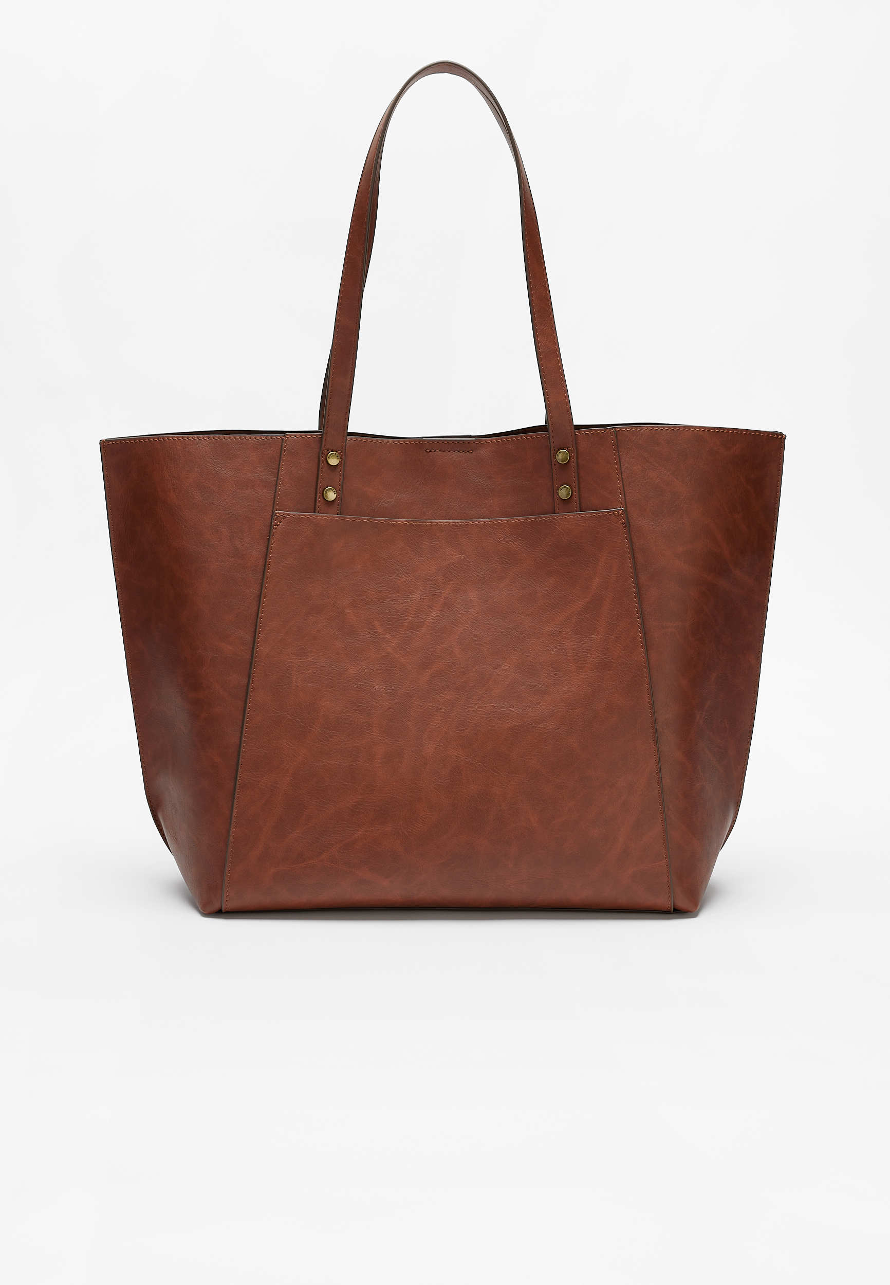 Faux Leather Tote Bag