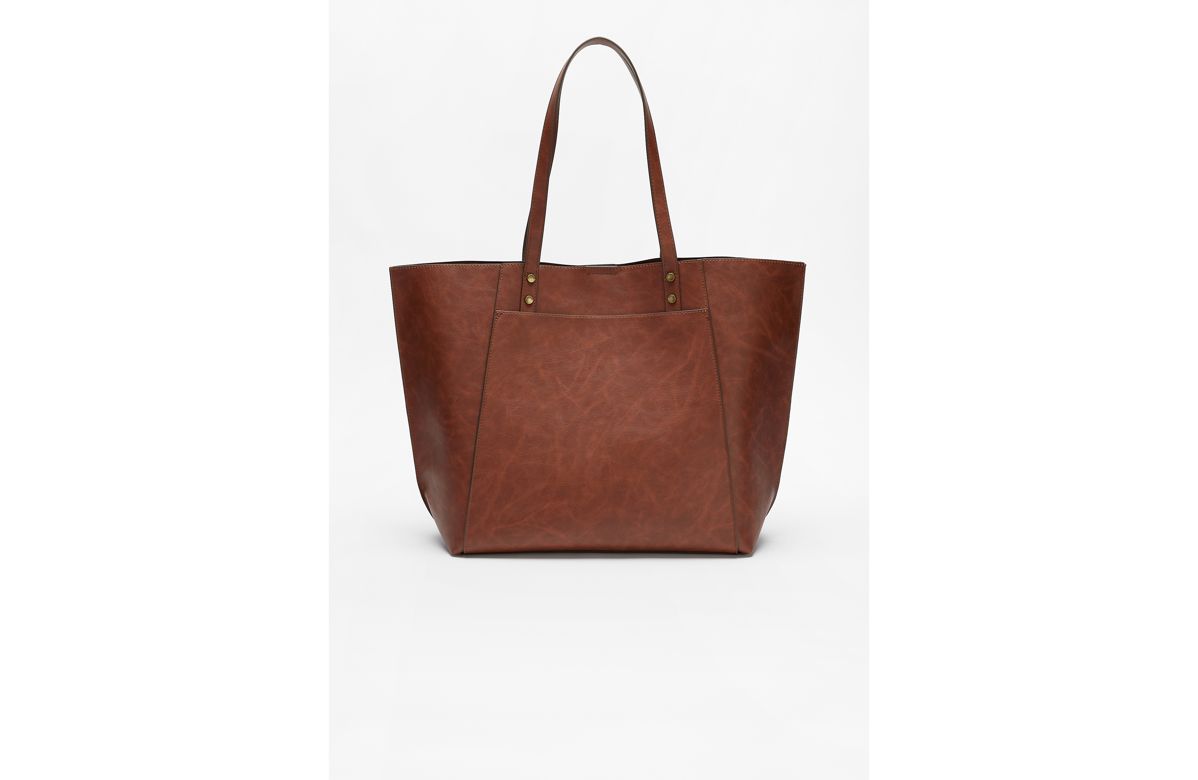 Faux Leather Tote Bag