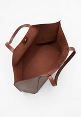 Faux Leather Tote Bag, C1144, small