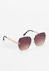 Oversized Square Ombre Sunglasses, C115, small