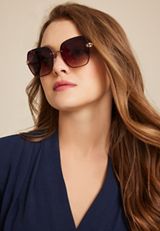 Oversized Square Ombre Sunglasses, C115, small