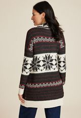 Fair Isle Shawl Cardigan, C1756, small