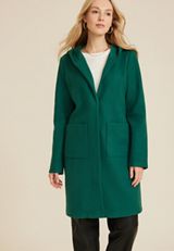 Hooded Dress Coat, C3895, small