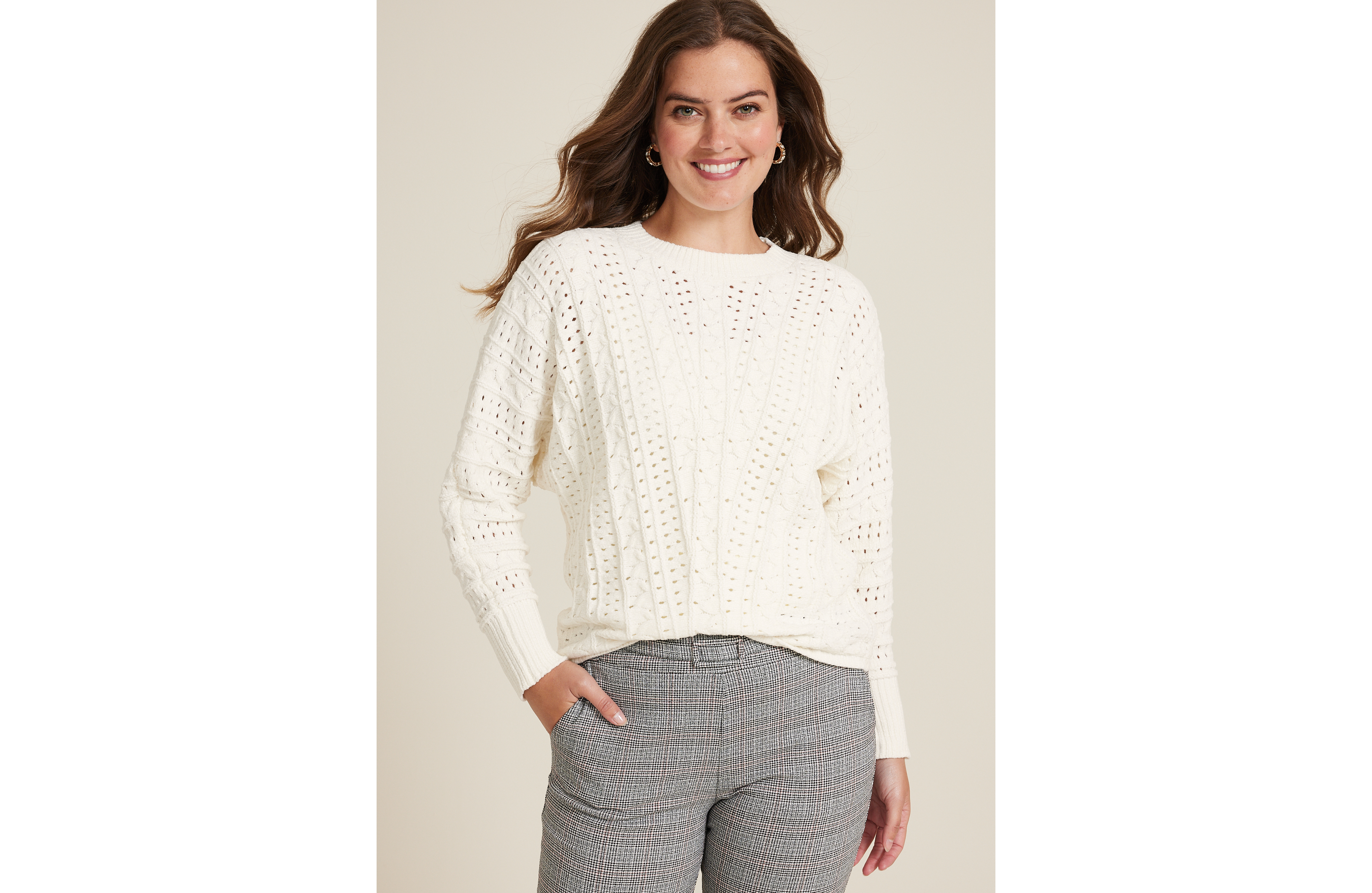 Chevron Dolman Sweater