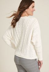 Chevron Dolman Sweater, C2789, small