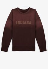 State Dip Dye Crew Neck Sweatshirt, INDIANA, small