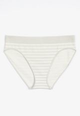 True Stretch Seamless Striped Bikini Panty, , small