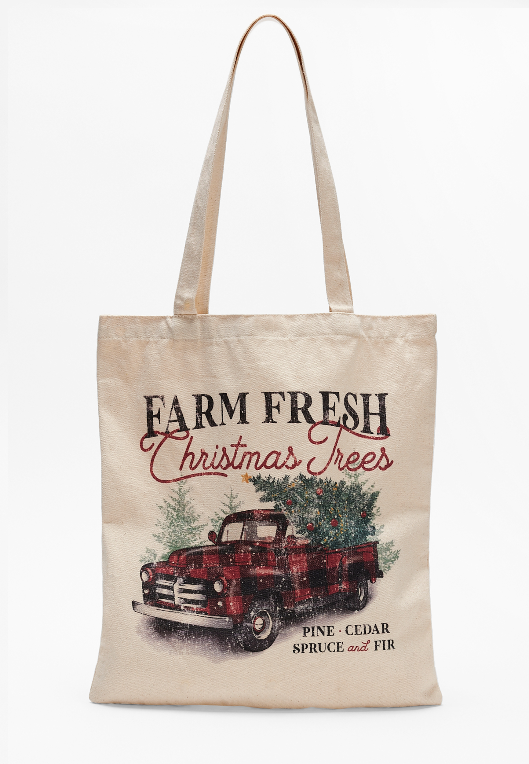 Holiday Truck Canvas Tote Bag