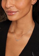 Dainty Silver Antler Necklace, C431, small