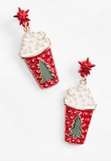Holiday Latte Drop Earrings, C1524, small