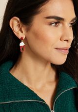 Holiday Latte Drop Earrings, C1524, small