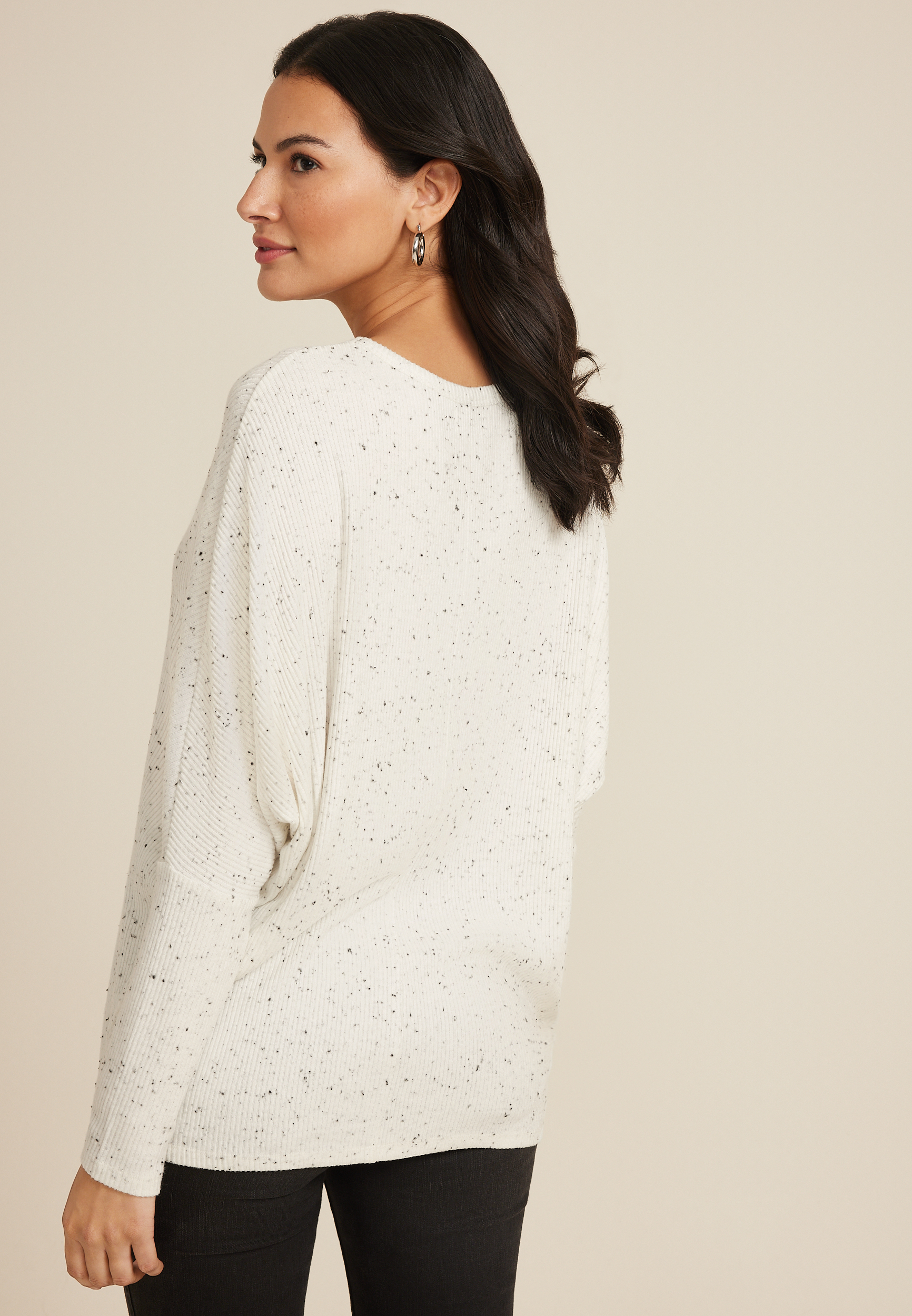 24/7 Dakota V Neck Dolman Top, C254, large