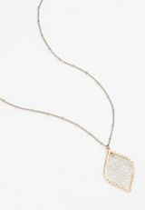Mixed Metal Filigree Pendant Necklace, MULTI, small