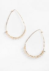 Beaded Teardrop Earrings, C1247, small
