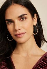 Beaded Teardrop Earrings, C1247, small