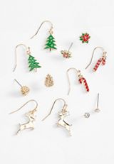 6 Pack Holiday Earring Set, C1524, small