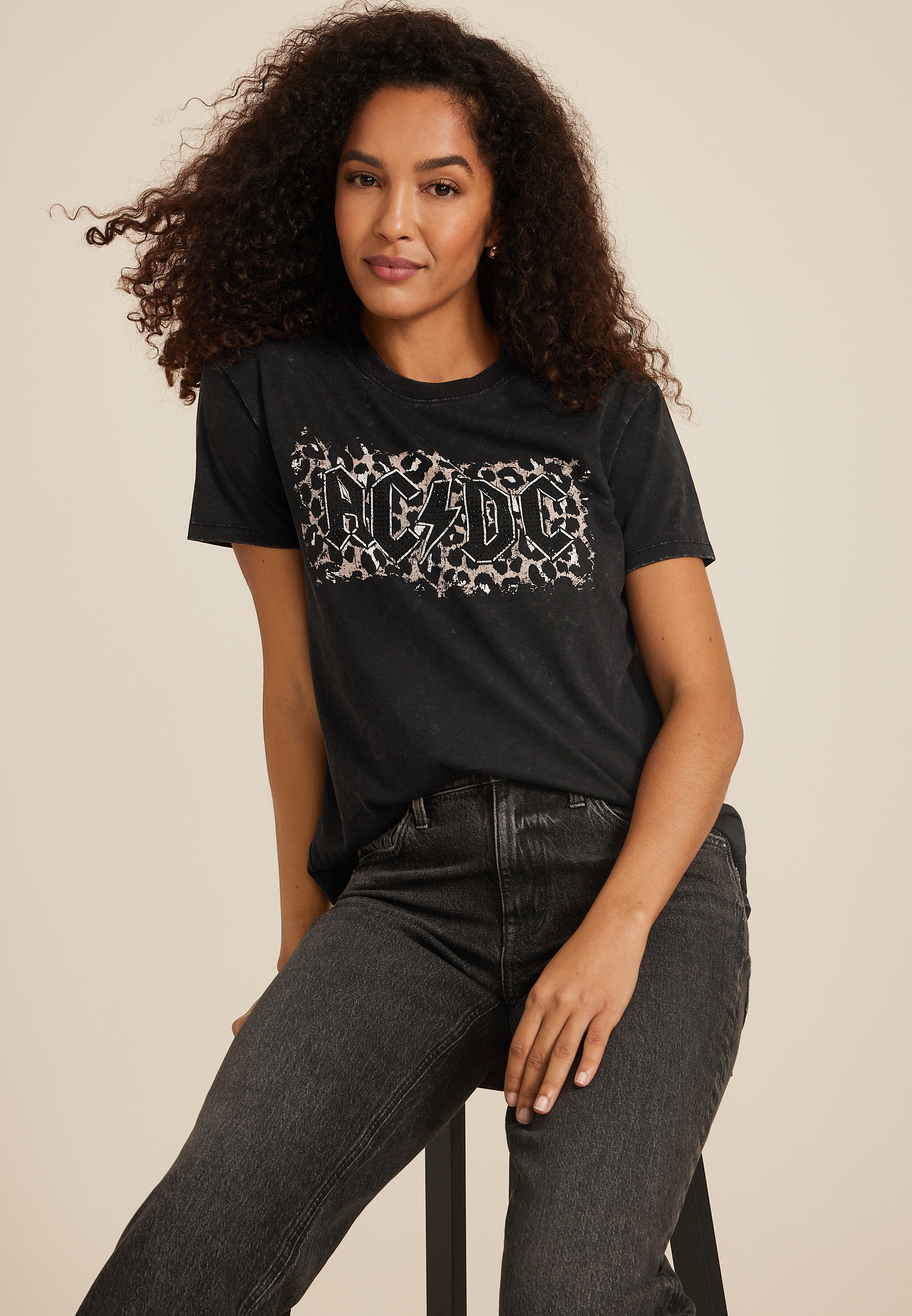 ACDC Animal Oversized Fit Graphic Tee