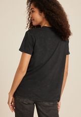ACDC Animal Oversized Fit Graphic Tee, BLACK, small