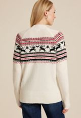 Fair Isle Reindeer Sweater, C3986, small