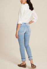m jeans by maurices&trade; Cuffed High Rise Slim Straight Ankle Jean, C2806, small