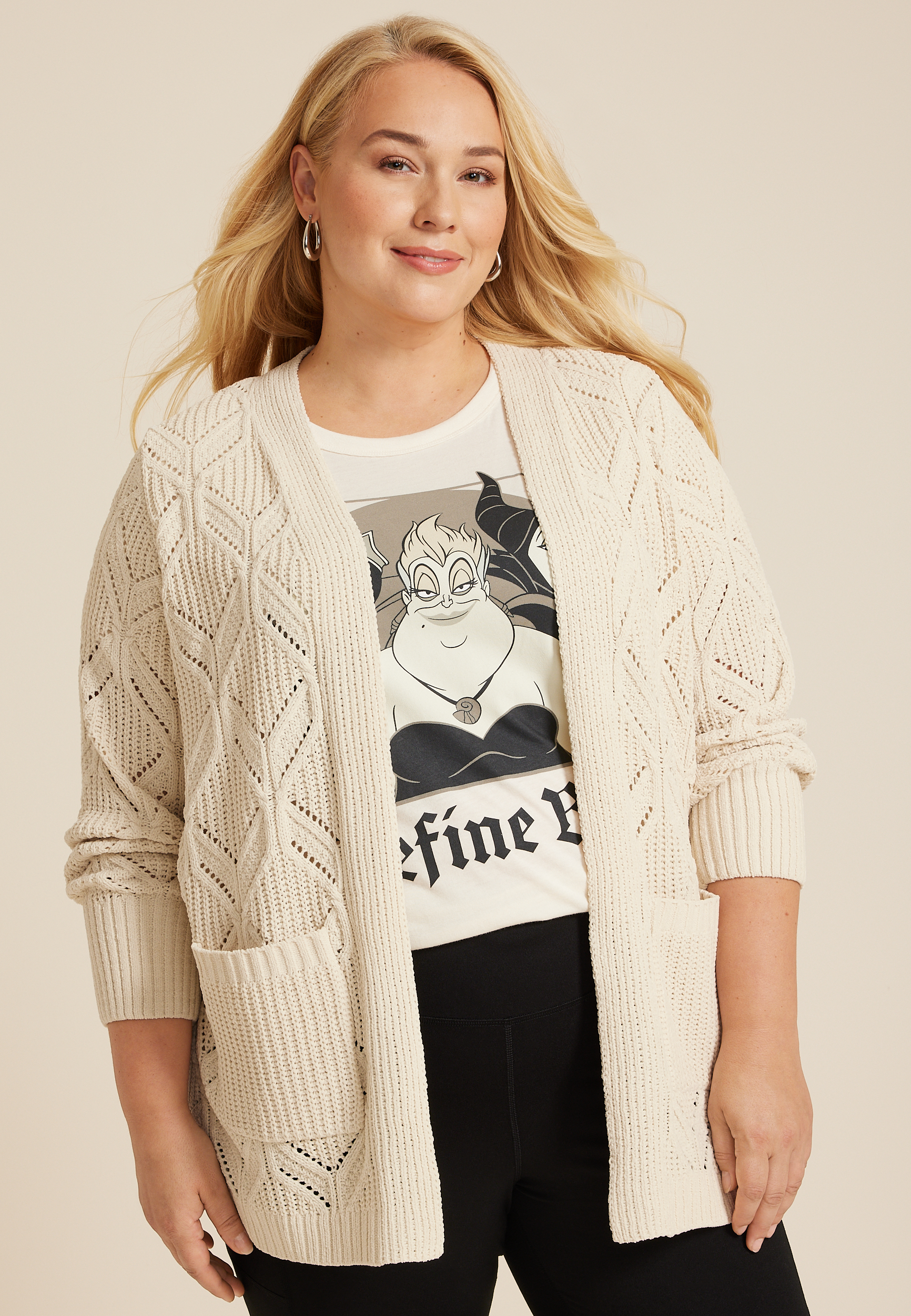 Plus Size Cozy Sweaters Cardigans Kimonos maurices