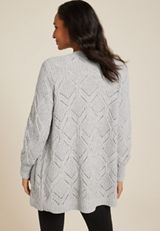 Diamond Stitch Pocket Cardigan, C2820, small