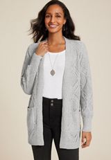 Diamond Stitch Pocket Cardigan, C2820, small