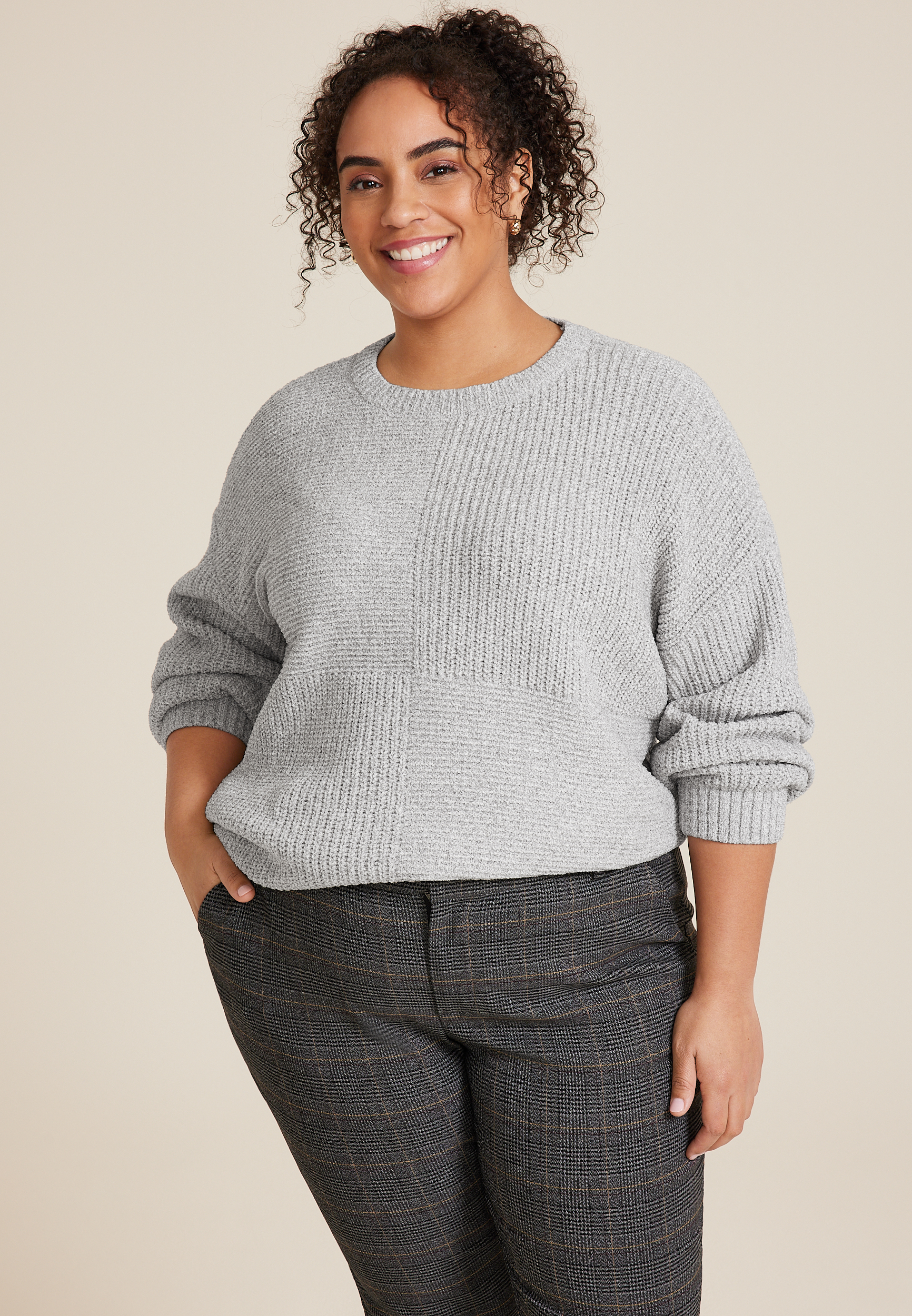 Plus Size Cozy Sweaters Cardigans Kimonos maurices