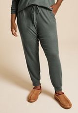 Lakeside Hacci High Rise Jogger Pant, C3711, small