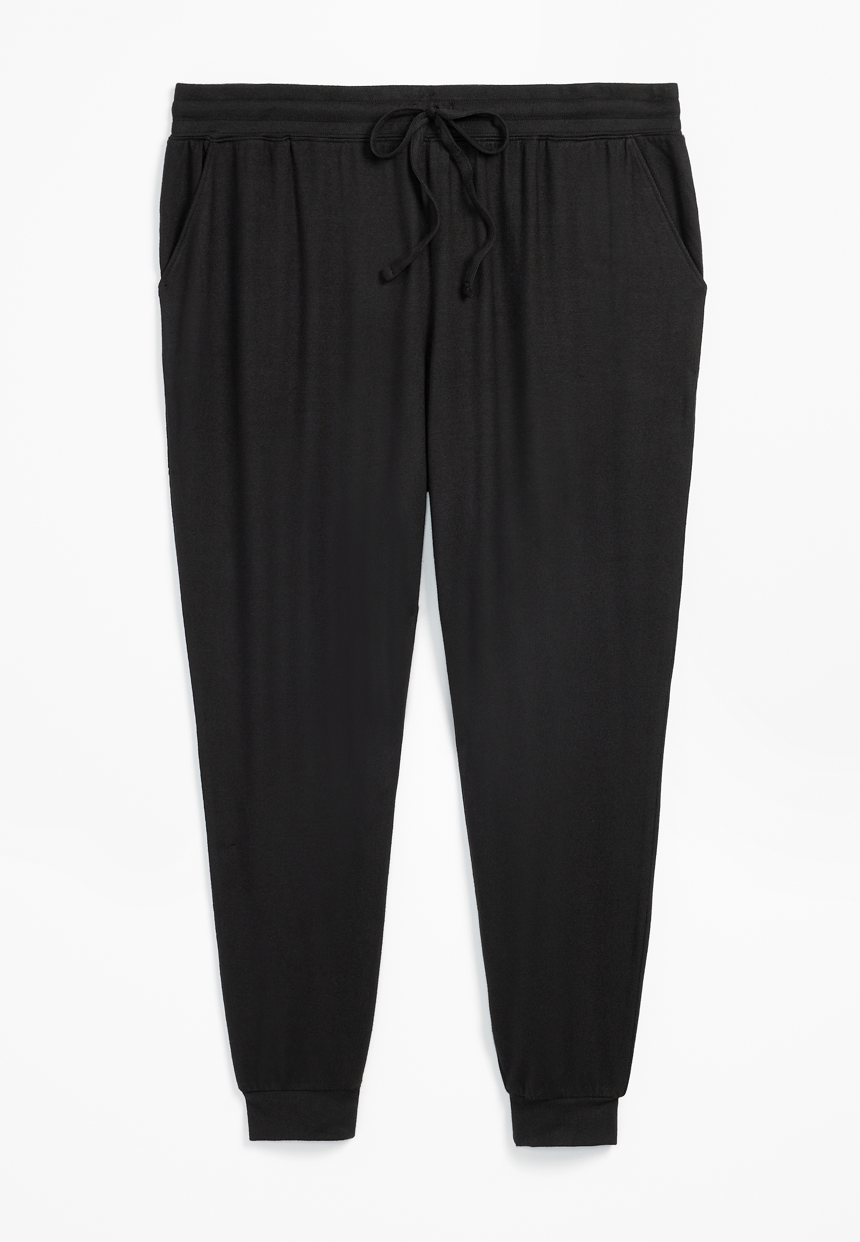 Lakeside Hacci High Rise Jogger Pant, BLACK, large