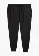 Lakeside Hacci High Rise Jogger Pant, BLACK, small
