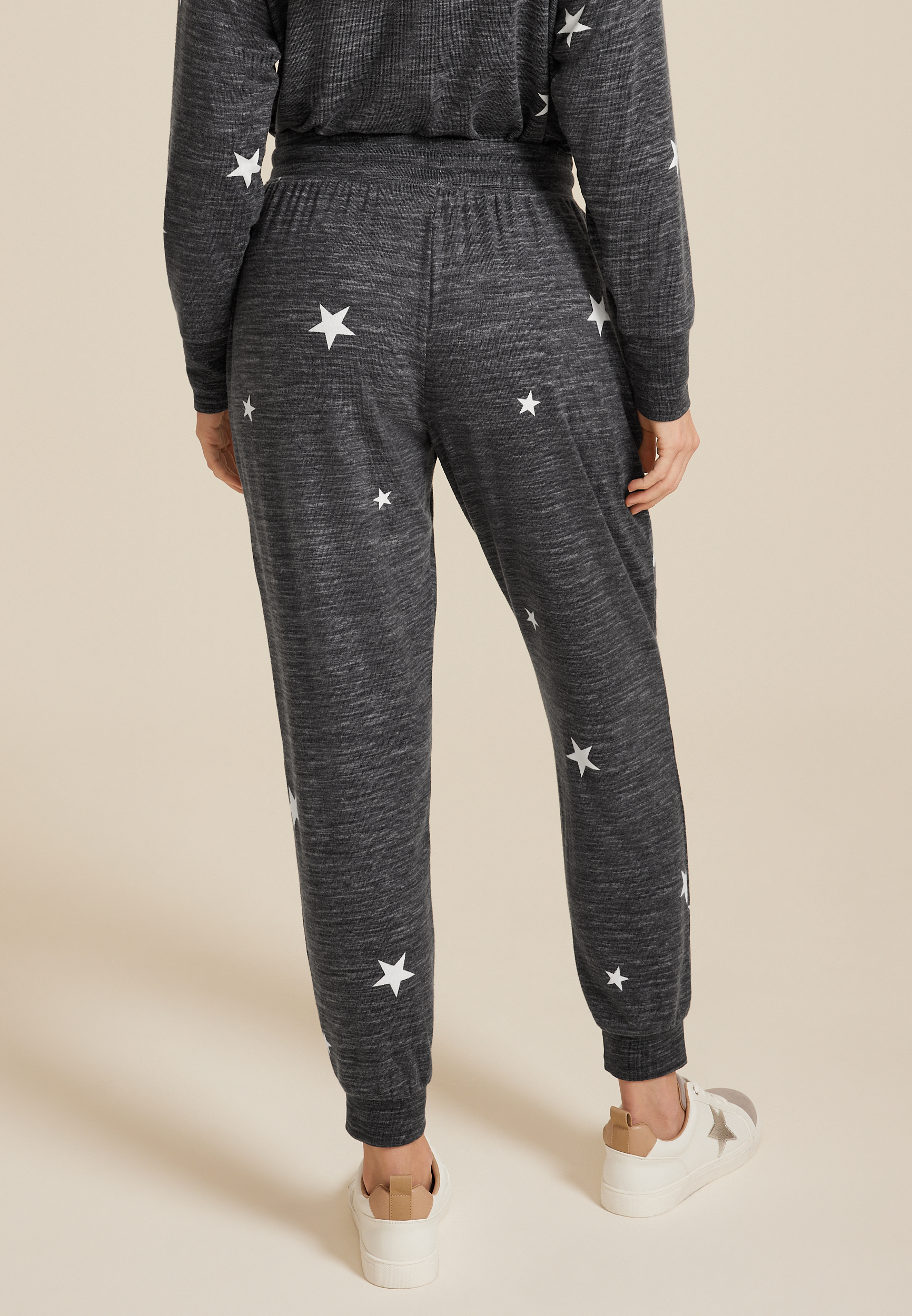 Lakeside Hacci High Rise Star Jogger Pant, C2937, large