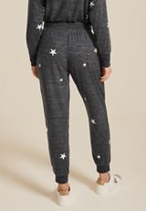 Lakeside Hacci High Rise Star Jogger Pant, C2937, small