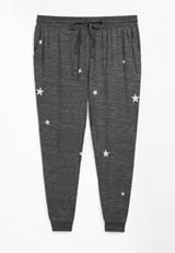 Lakeside Hacci High Rise Star Jogger Pant, C2937, small