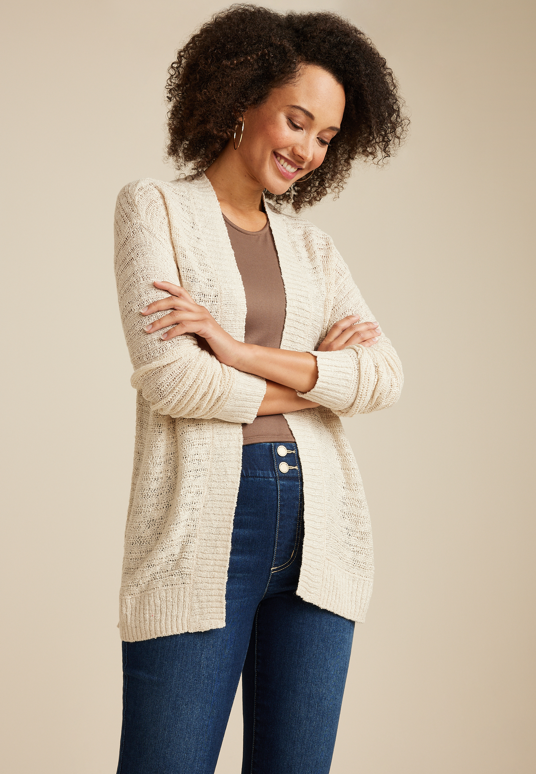 Open Front Cardigan