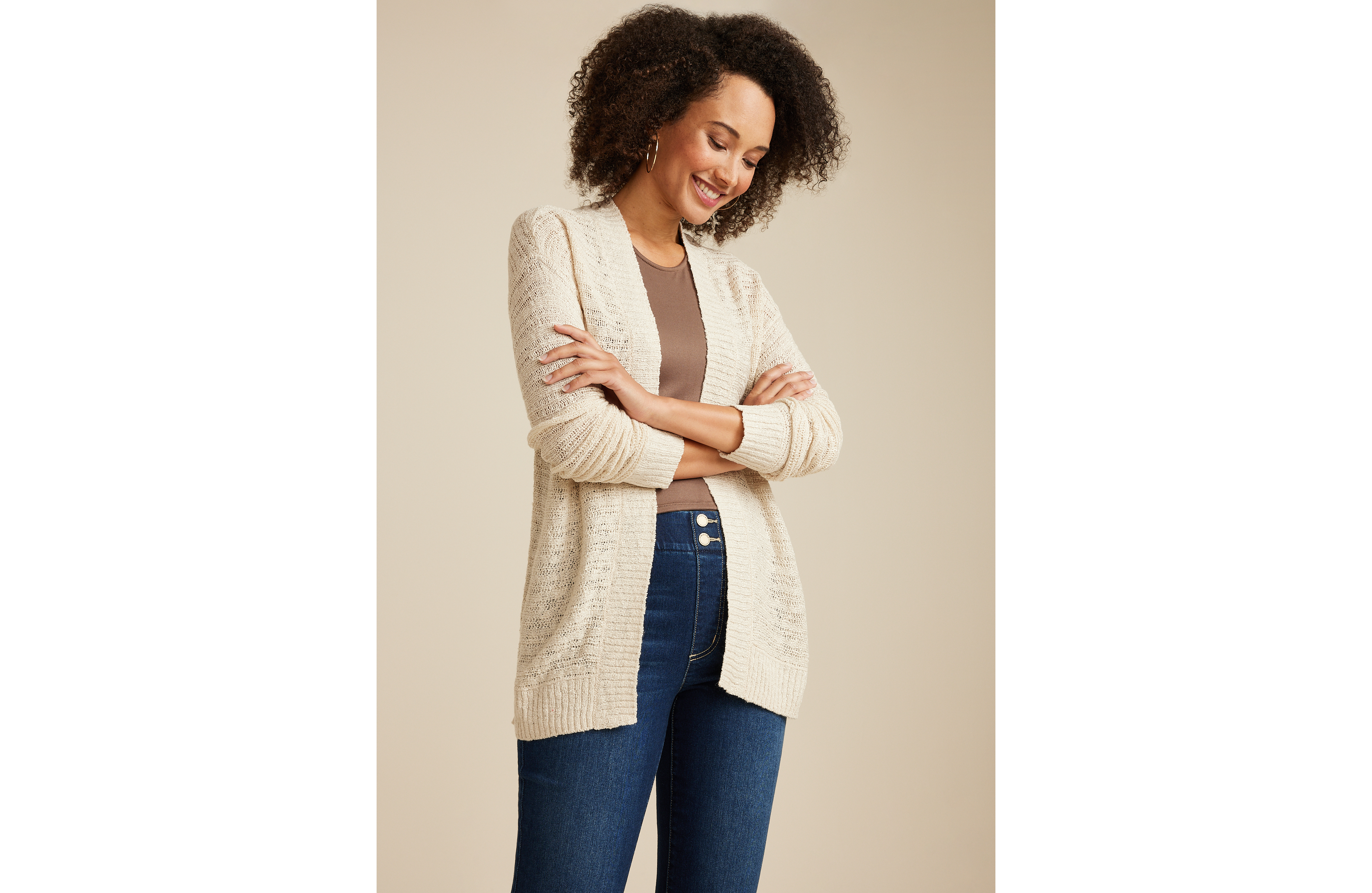 Open Front Cardigan
