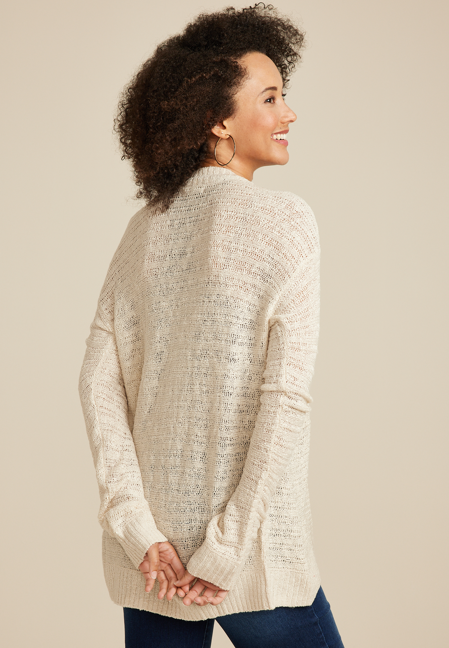 Open Front Cardigan