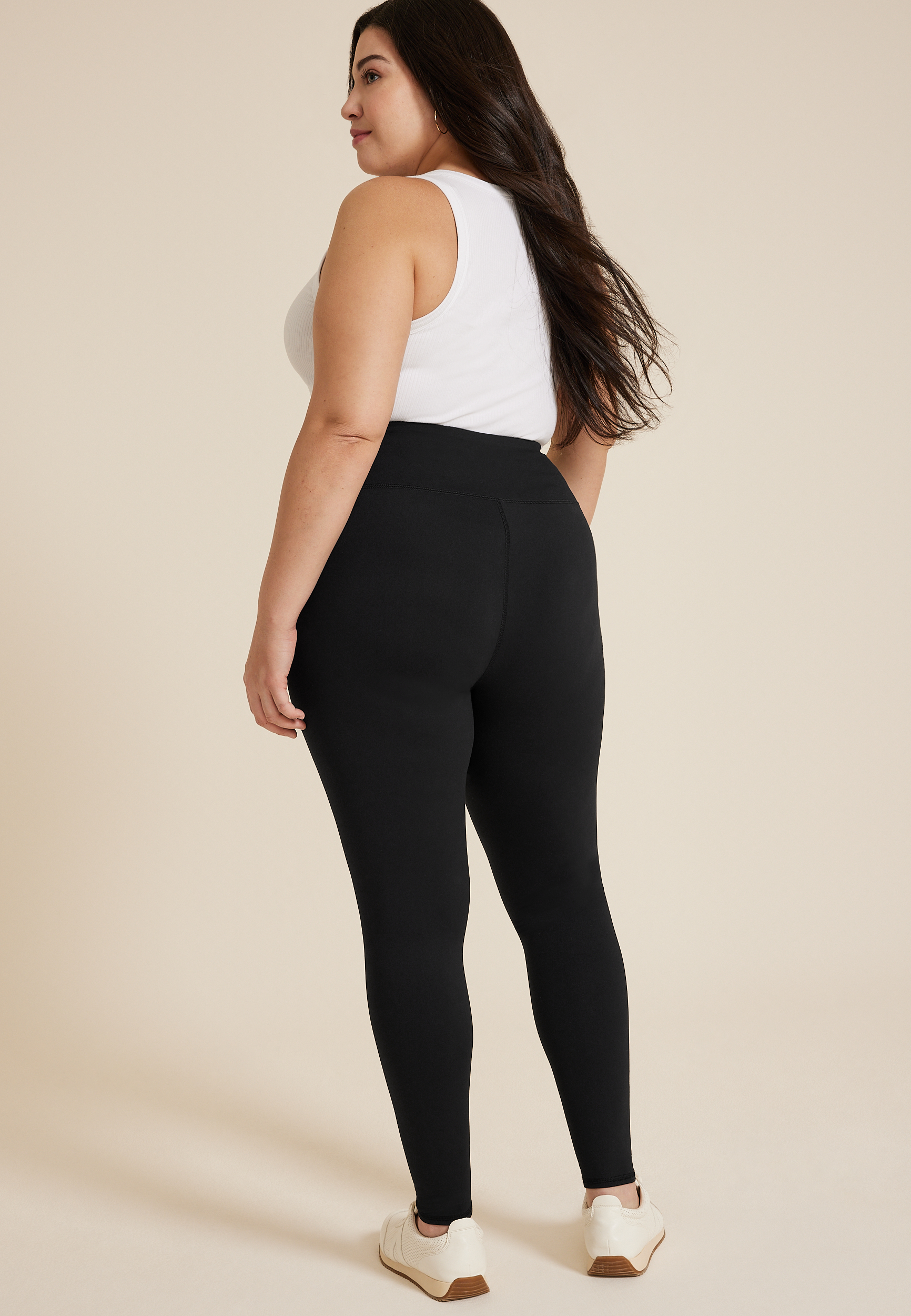Plus Size PowerStretch High Rise Legging, , large