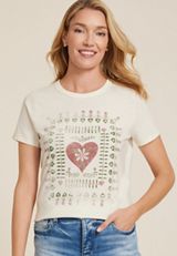 Heritage Heart Classic Fit Graphic Tee, C2789, small