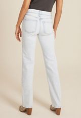 edgely&trade; High Rise Sparkle Relaxed Straight Jean, LIGHT SANDBLAST, small