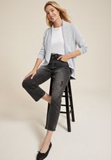 Herringbone Shawl Collar Cardigan, C1756, small