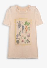 Harry Potter Herbology Oversized Fit Graphic Tee, C188, small