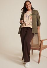 Plus Size Harry Potter Herbology Oversized Fit Graphic Tee, C188, small