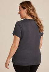 Plus Size The Polar Express Classic Fit Graphic Tee, C1876, small