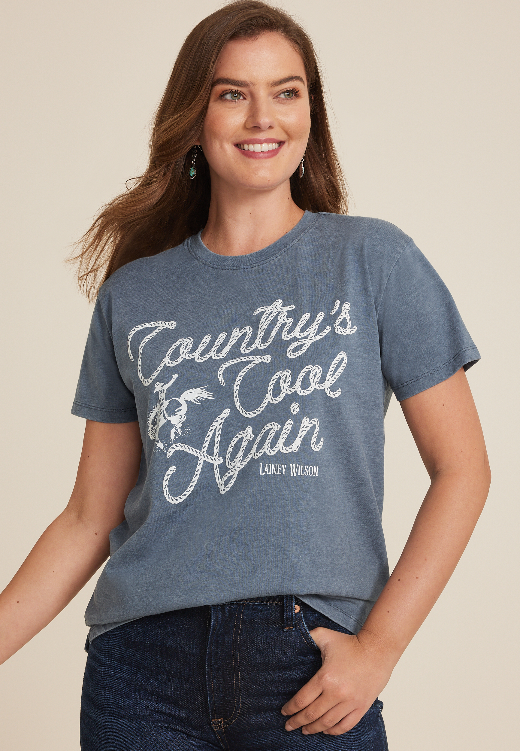 Countrys Cool Again Oversized Fit Graphic Tee